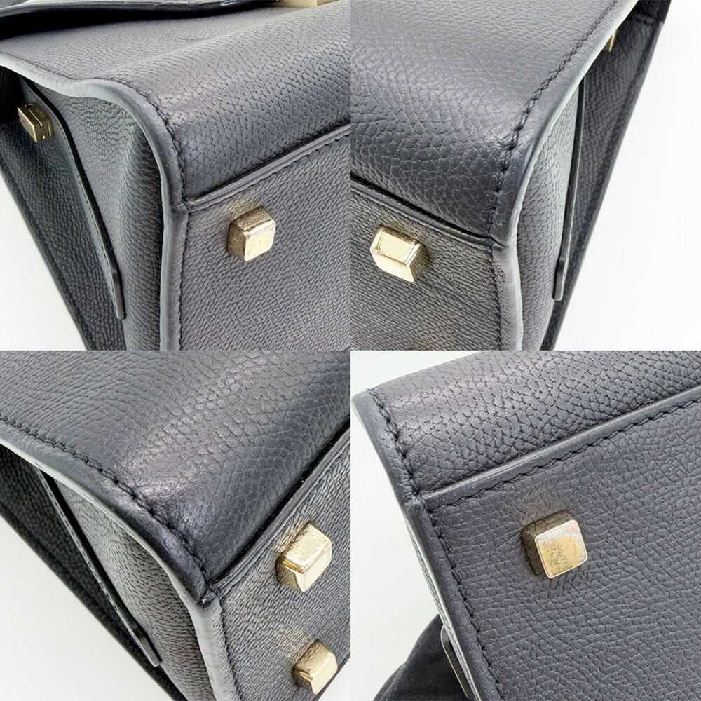 Valextra Mini Iside 2-way Shoulder Handbag Navy WBES0036028LOC99-NN - Picture 4 of 7